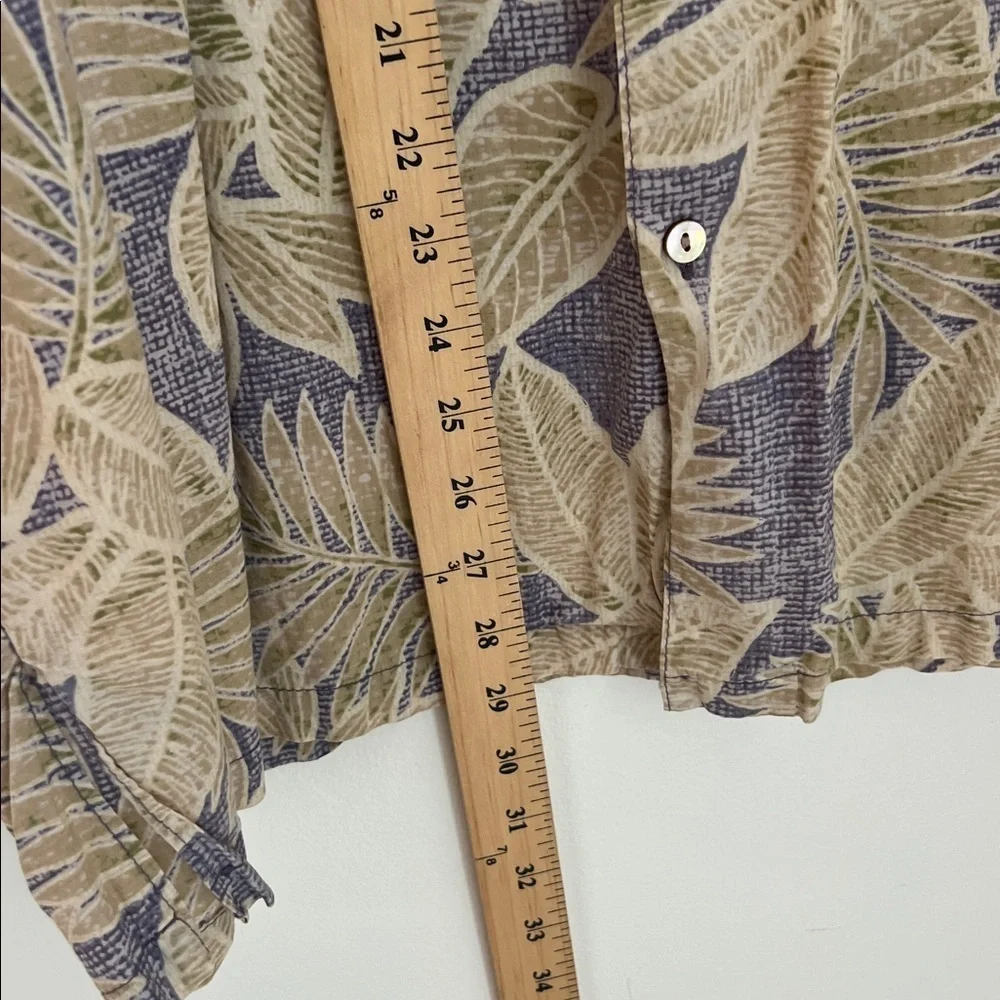 Tori Richard Men's Hawaiian Print button down size large cotton lawn